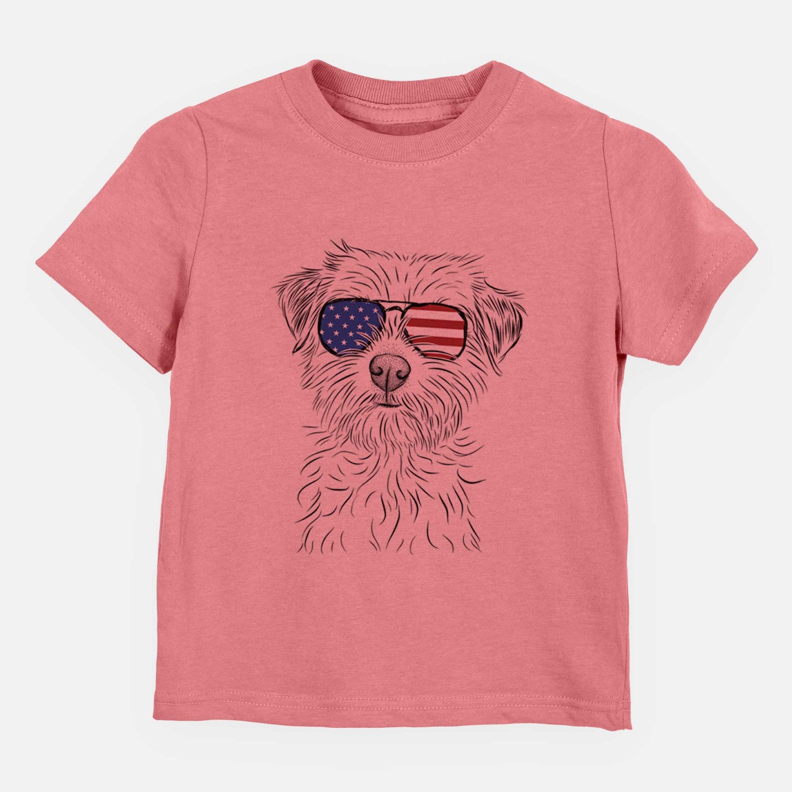USA Benjamin the Border Terrier - Kids/Youth/Toddler Shirt