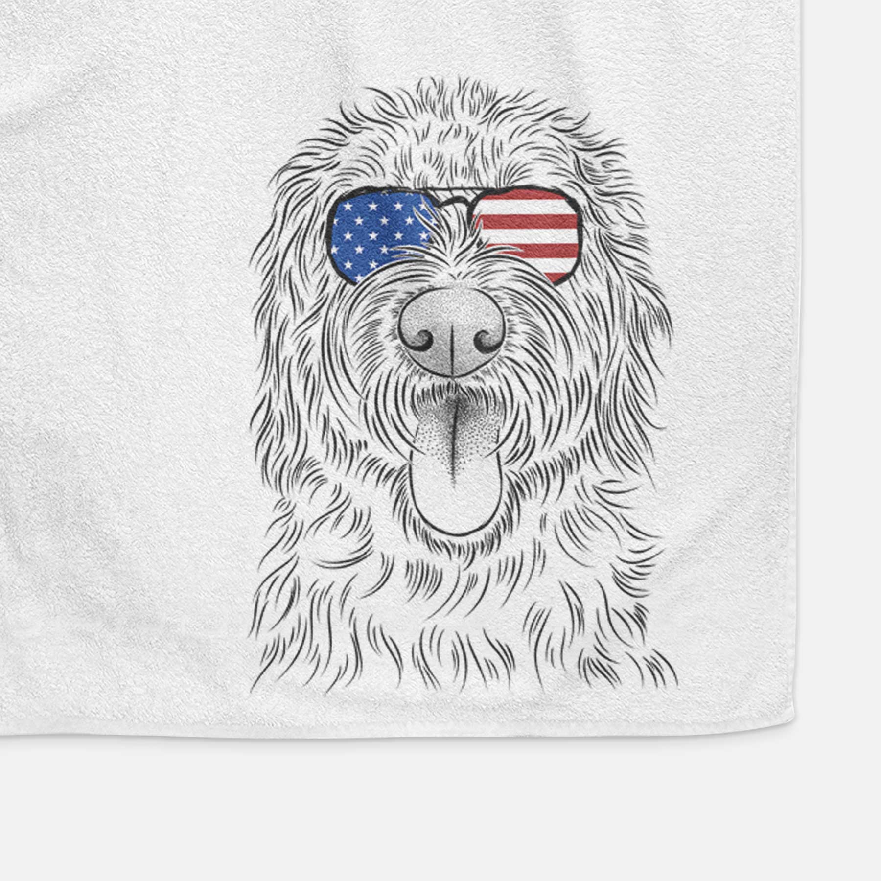 Bennett the Doodle Decorative Hand Towel