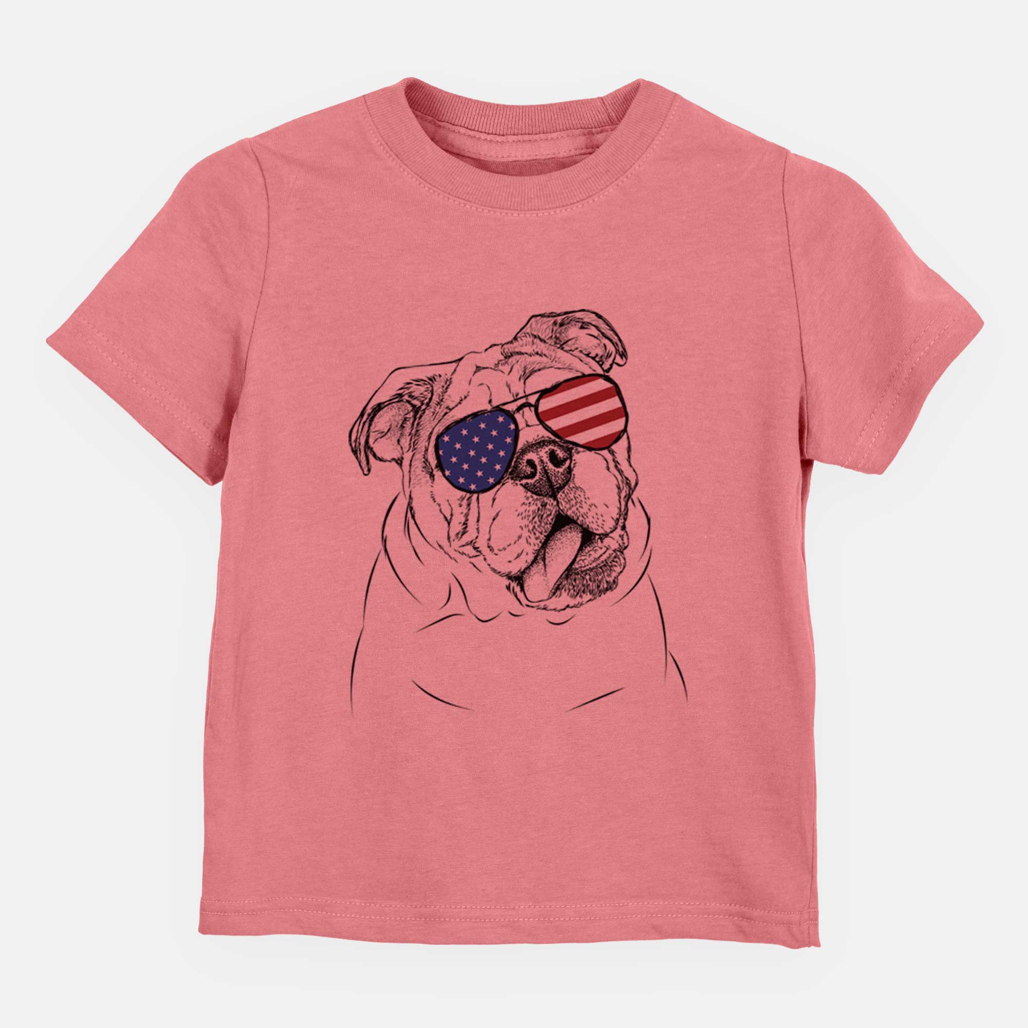 USA Benson the English Bulldog - Kids/Youth/Toddler Shirt