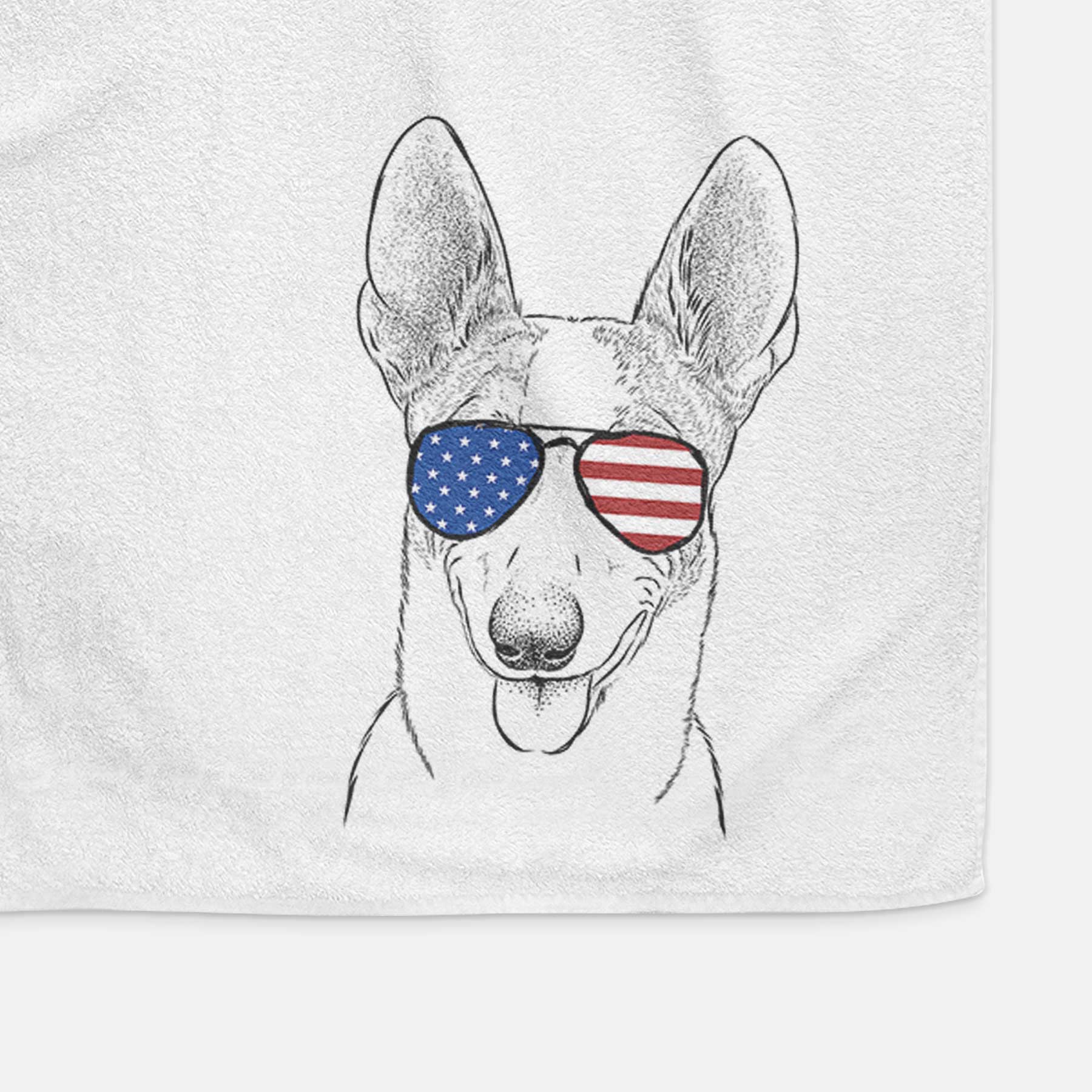 Berlin the Carolina Dog Decorative Hand Towel