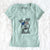 USA Bernadette the Mini Schnauzer - Women's Perfect V-neck Shirt