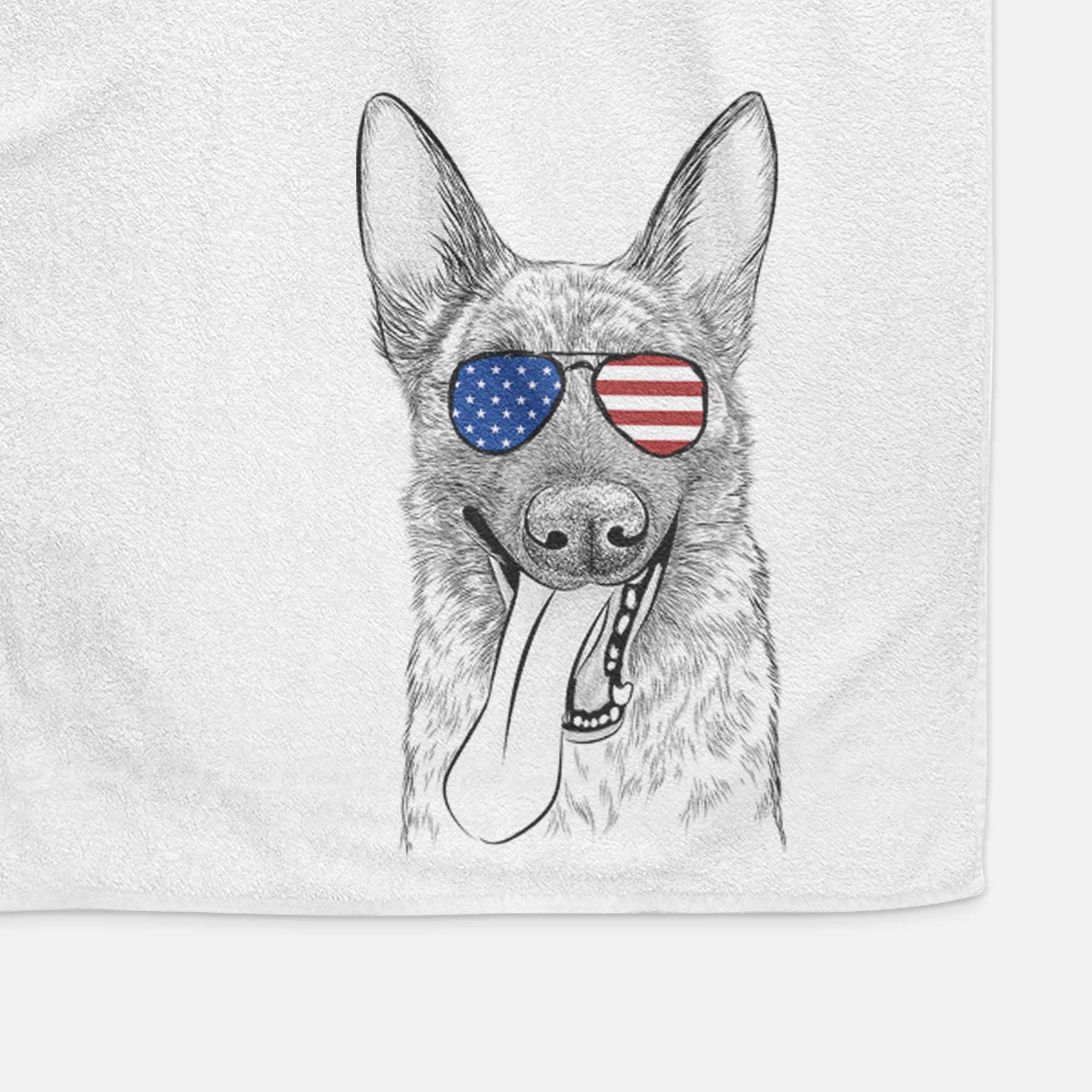 Bessa the Dutch Shepherd Decorative Hand Towel