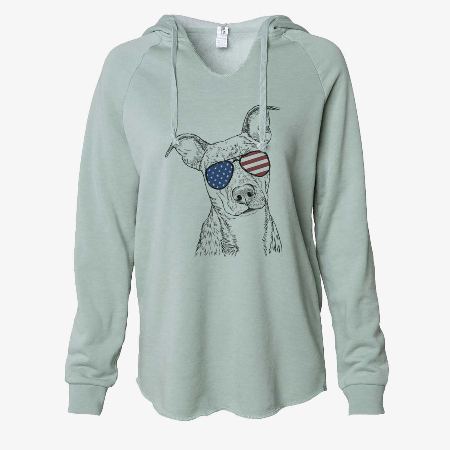 USA Bianca the Mixed Breed - Cali Wave Hooded Sweatshirt