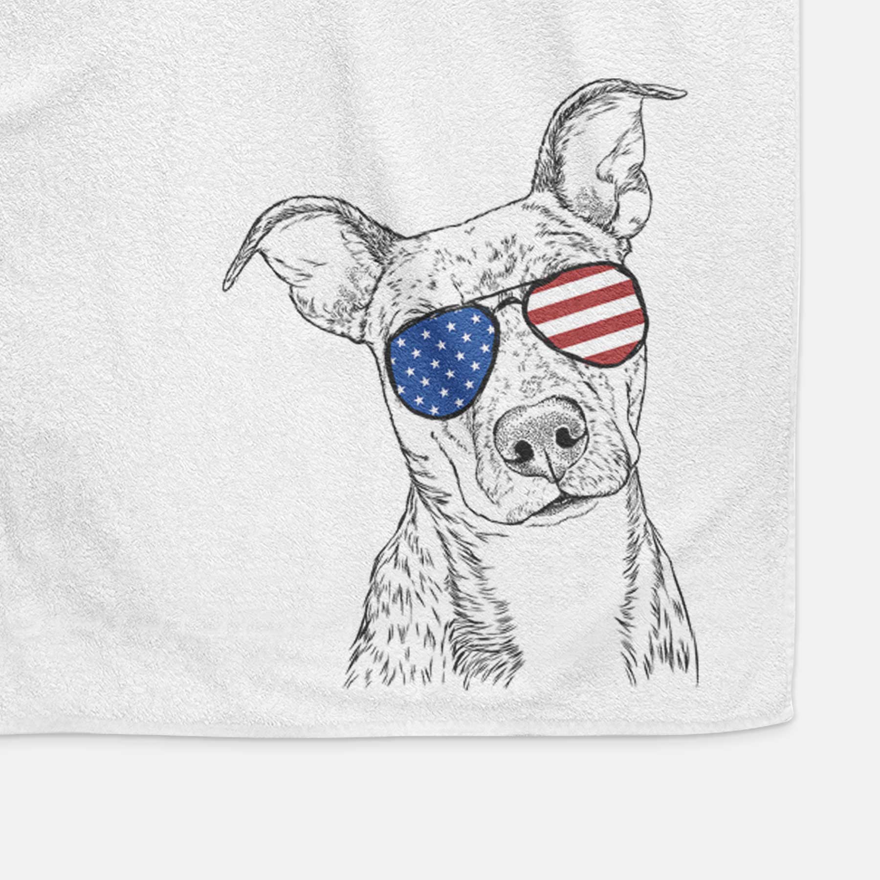 Bianca the Mixed Breed Decorative Hand Towel