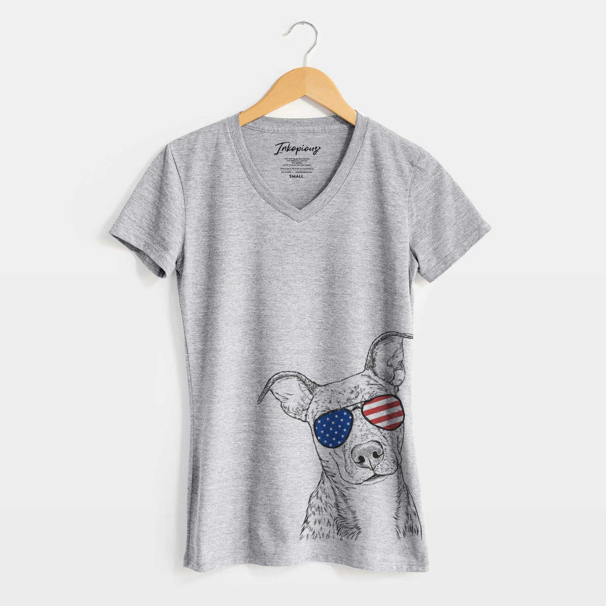 USA Bianca the Mixed Breed - Women's Perfect V-neck Shirt