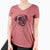 USA Big P the English Mastiff - Women's Perfect V-neck Shirt