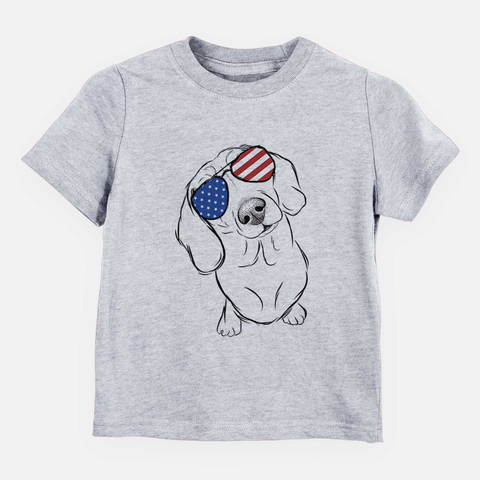 USA Bill the Dachshund - Kids/Youth/Toddler Shirt