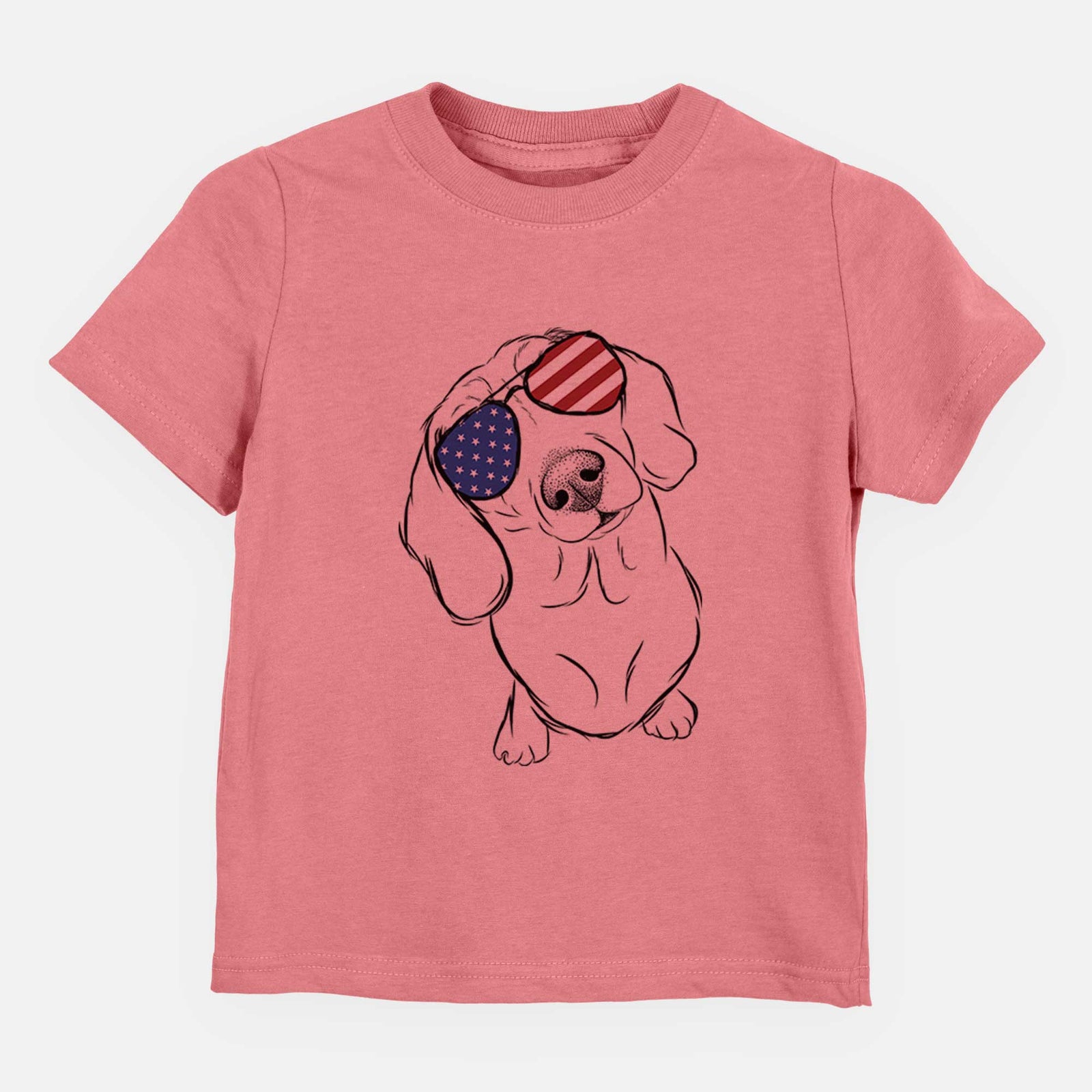 USA Bill the Dachshund - Kids/Youth/Toddler Shirt