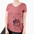 USA Bill the Heeler Mix - Women's Perfect V-neck Shirt