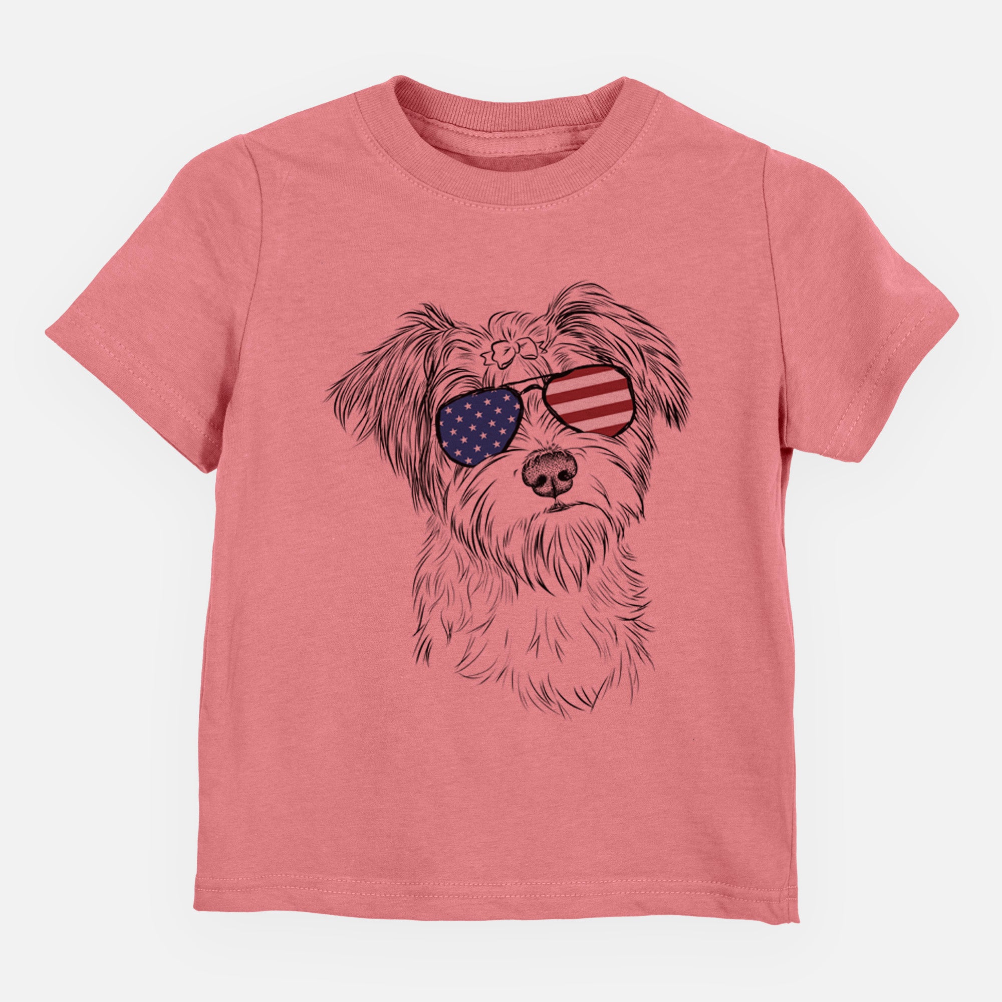 USA Birdee the Schnauzer Mix - Kids/Youth/Toddler Shirt