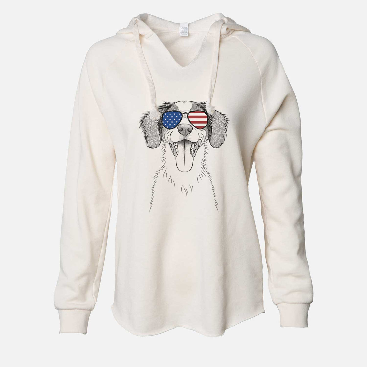 USA Birdie the Brittany - Cali Wave Hooded Sweatshirt