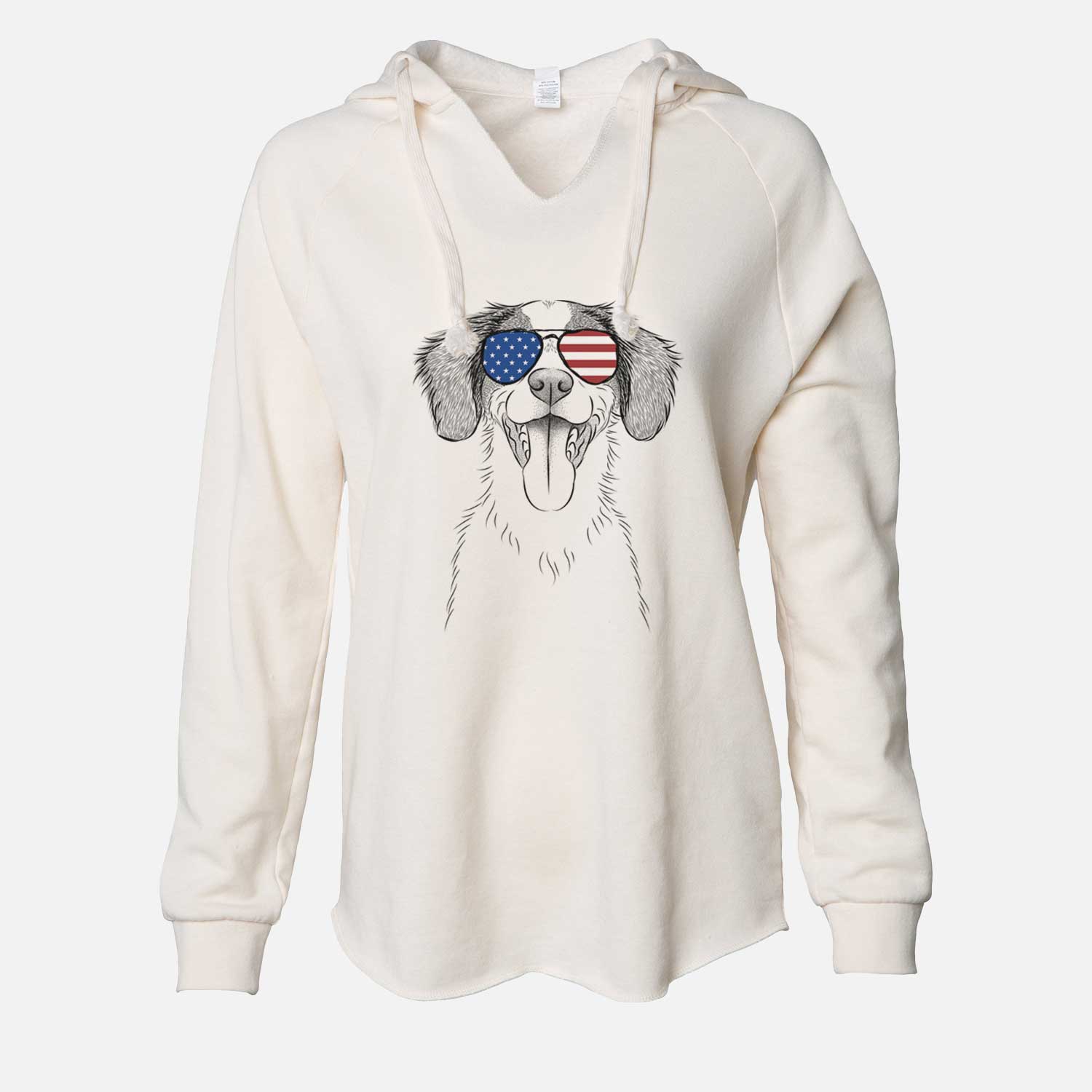 USA Birdie the Brittany - Cali Wave Hooded Sweatshirt