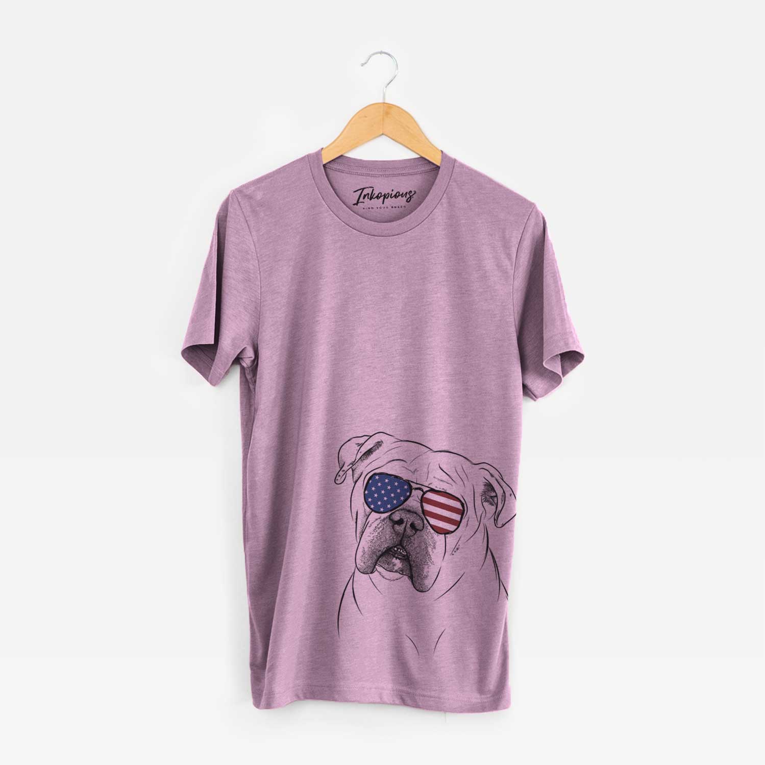 USA Blossom the English Bulldog - Unisex Crewneck