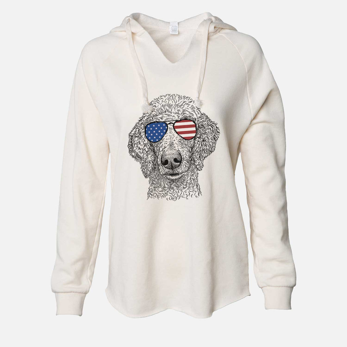 USA Blossom the Poodle - Cali Wave Hooded Sweatshirt