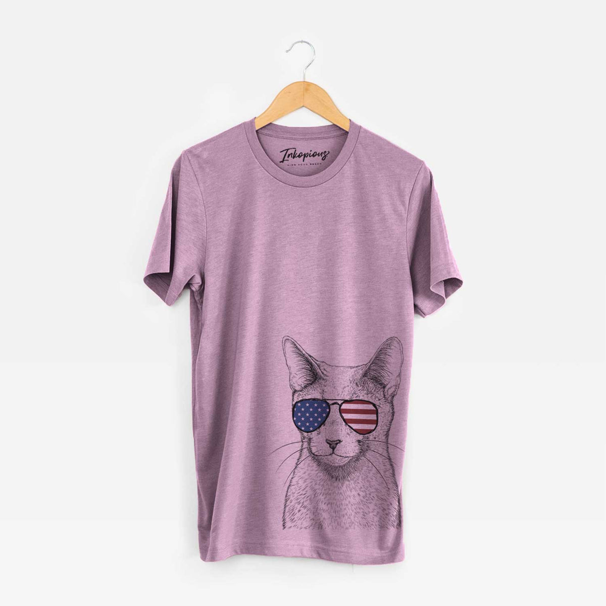 USA Blue the Russsian Blue Cat - Unisex Crewneck