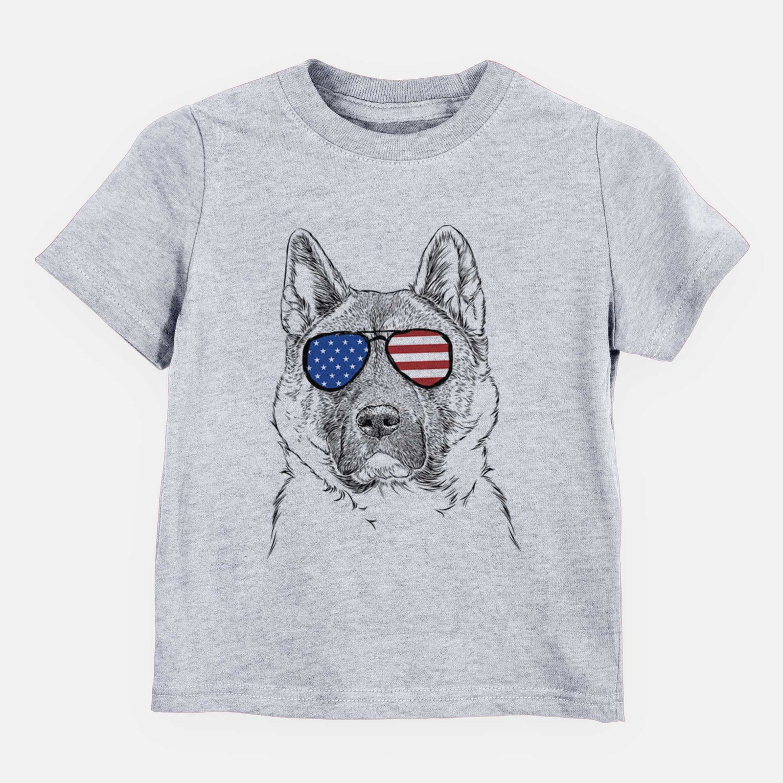 USA Bo the American Akita - Kids/Youth/Toddler Shirt