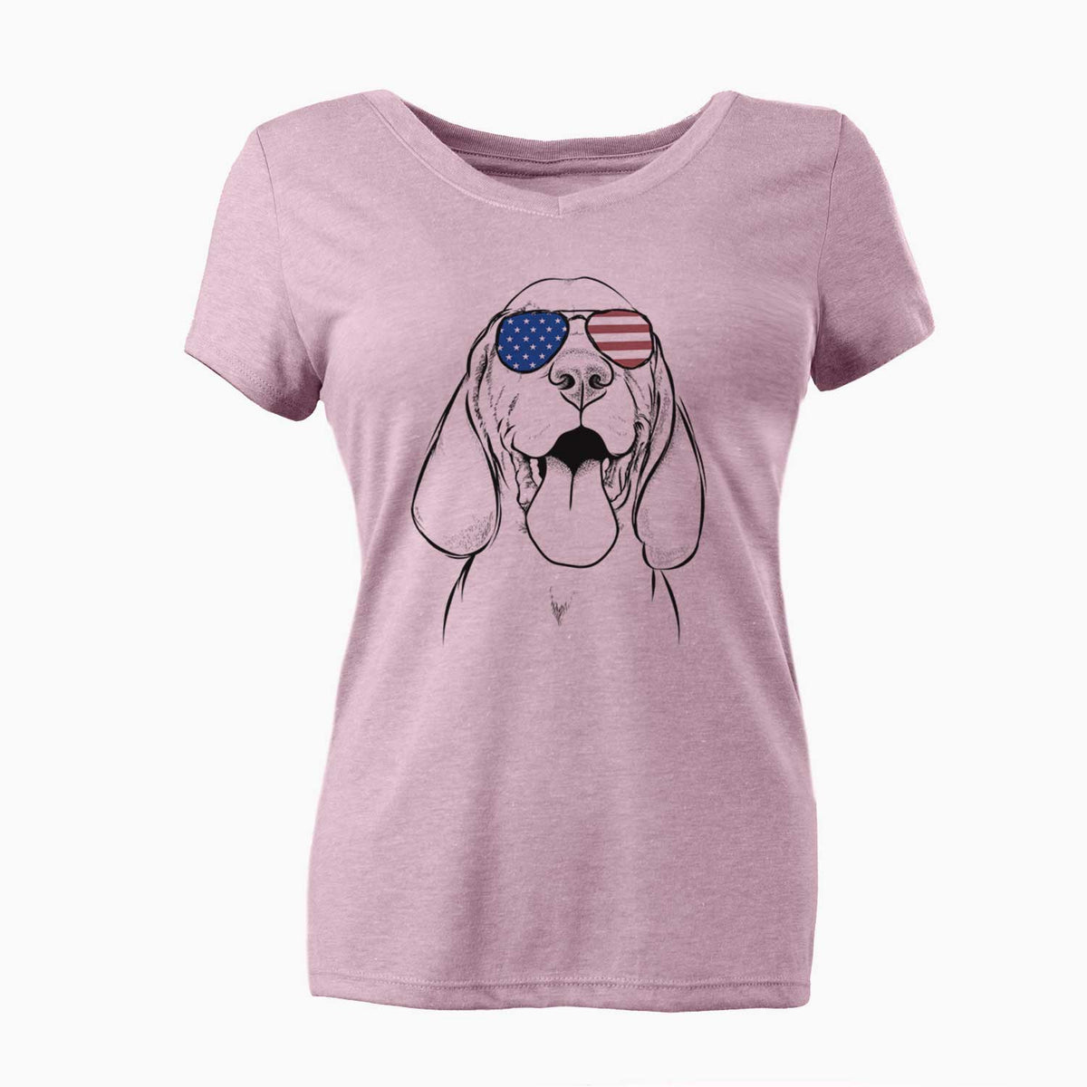 USA Bodi the Vizsla - Women's Perfect V-neck Shirt