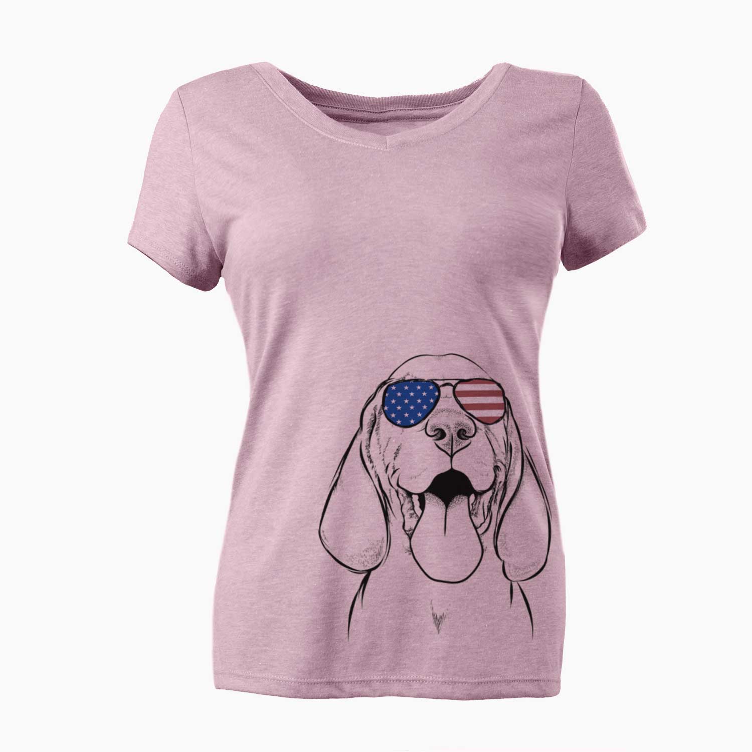 USA Bodi the Vizsla - Women's Perfect V-neck Shirt