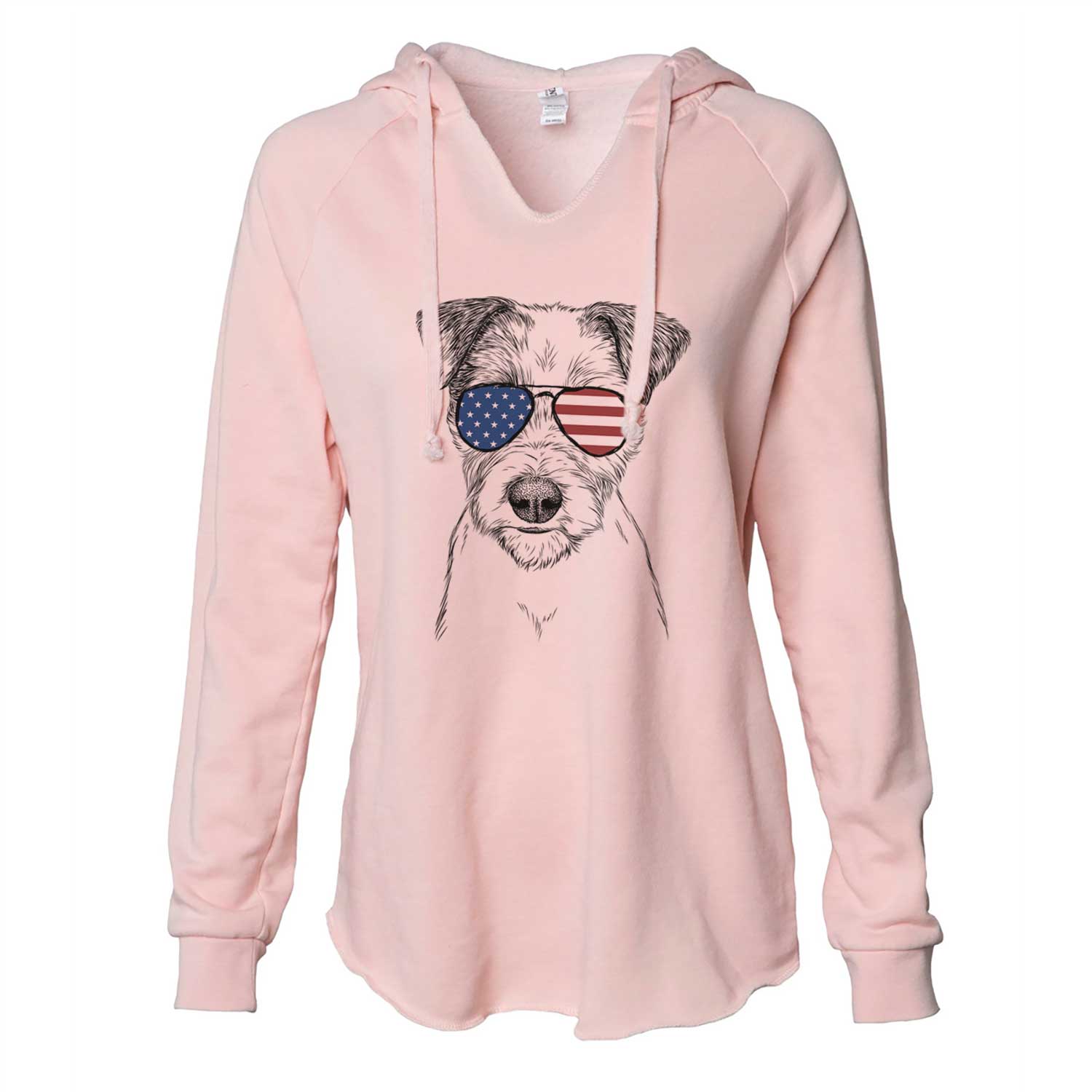 USA Bogart the Parson Russell Terrier - Cali Wave Hooded Sweatshirt