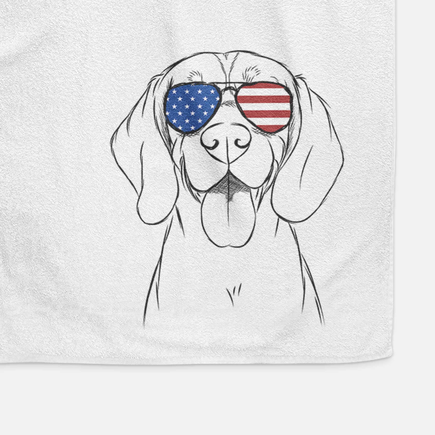 Bogie the Beagle Decorative Hand Towel