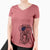 USA Bonnie the Bouvier Des Flandres - Women's Perfect V-neck Shirt