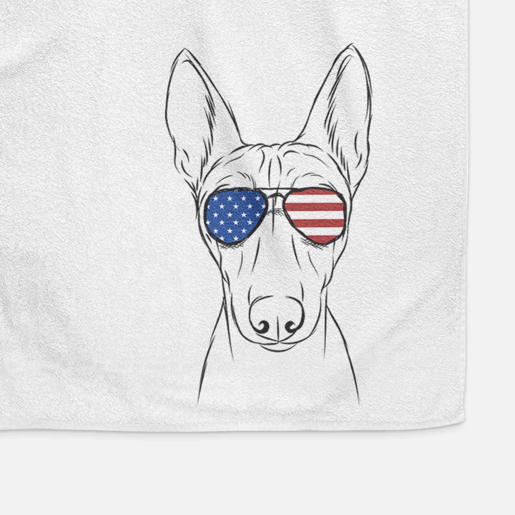 Bonsai the Basenji Decorative Hand Towel