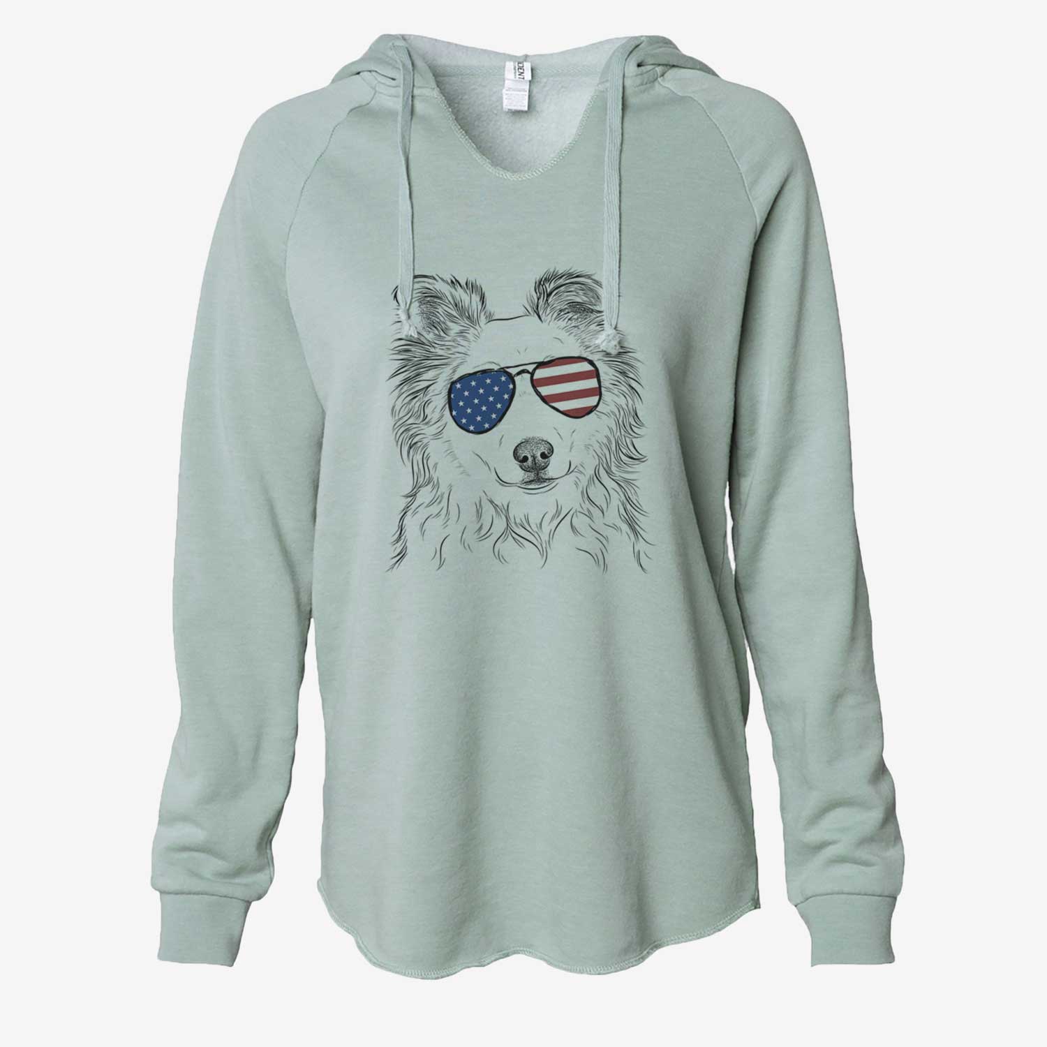 USA Bonsai the Mixed Breed - Cali Wave Hooded Sweatshirt