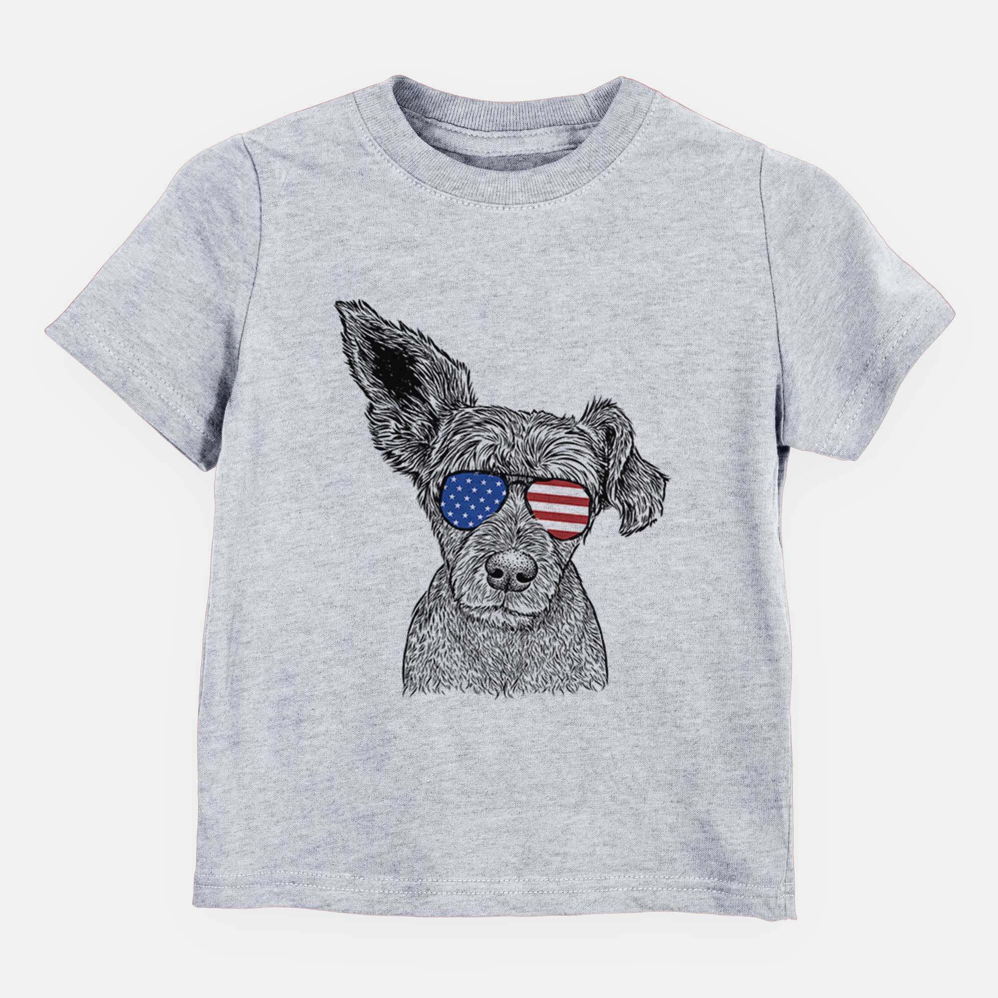 USA Boodles the Schnauzer Mix - Kids/Youth/Toddler Shirt