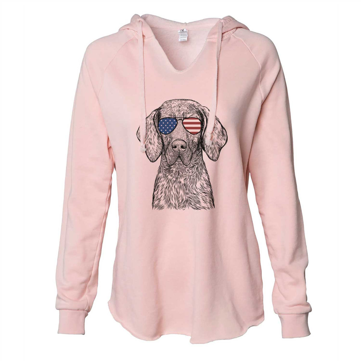 USA Boone the Plott Hound - Cali Wave Hooded Sweatshirt