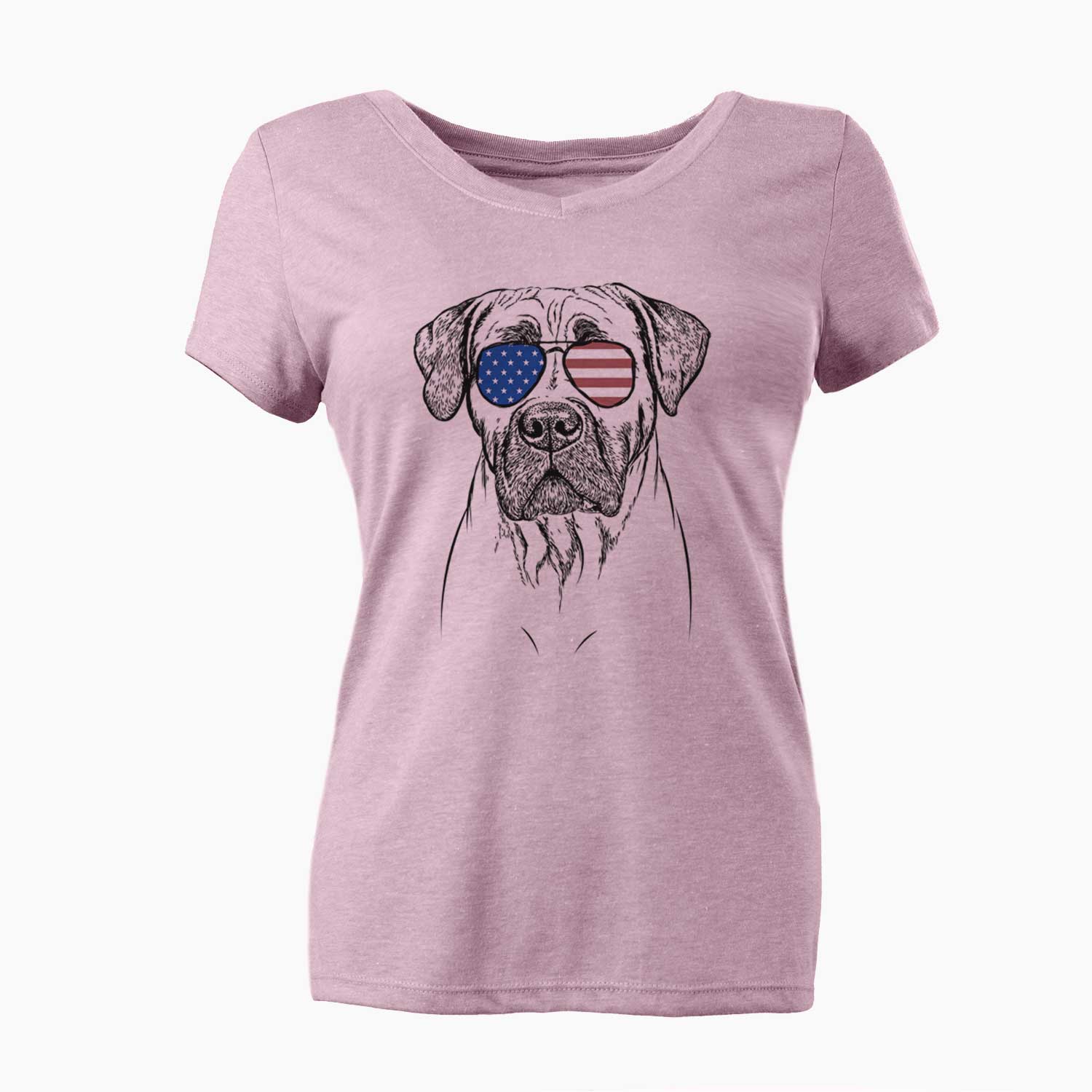 USA Boris the Boerboel - Women's Perfect V-neck Shirt