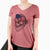 USA Boss the Chihuahua - Women's Perfect V-neck Shirt