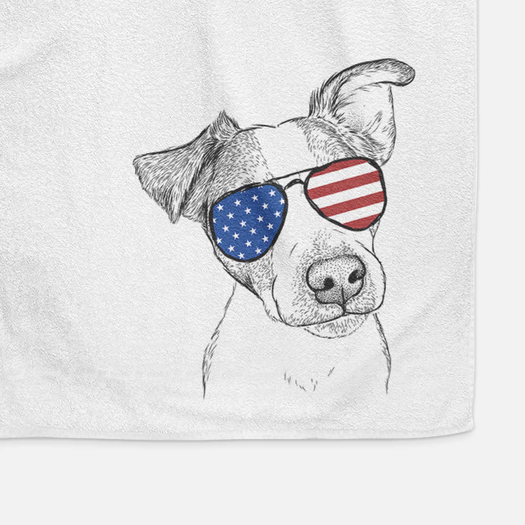 Bosse the Jack Russell Terrier Decorative Hand Towel