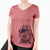 USA Bowser the Whoodle - Women's Perfect V-neck Shirt