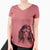 USA Brandy the Cavalier King Charles Spaniel - Women's Perfect V-neck Shirt