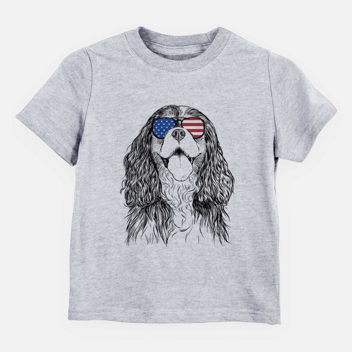 USA Brandy the Cavalier King Charles Spaniel - Kids/Youth/Toddler Shirt