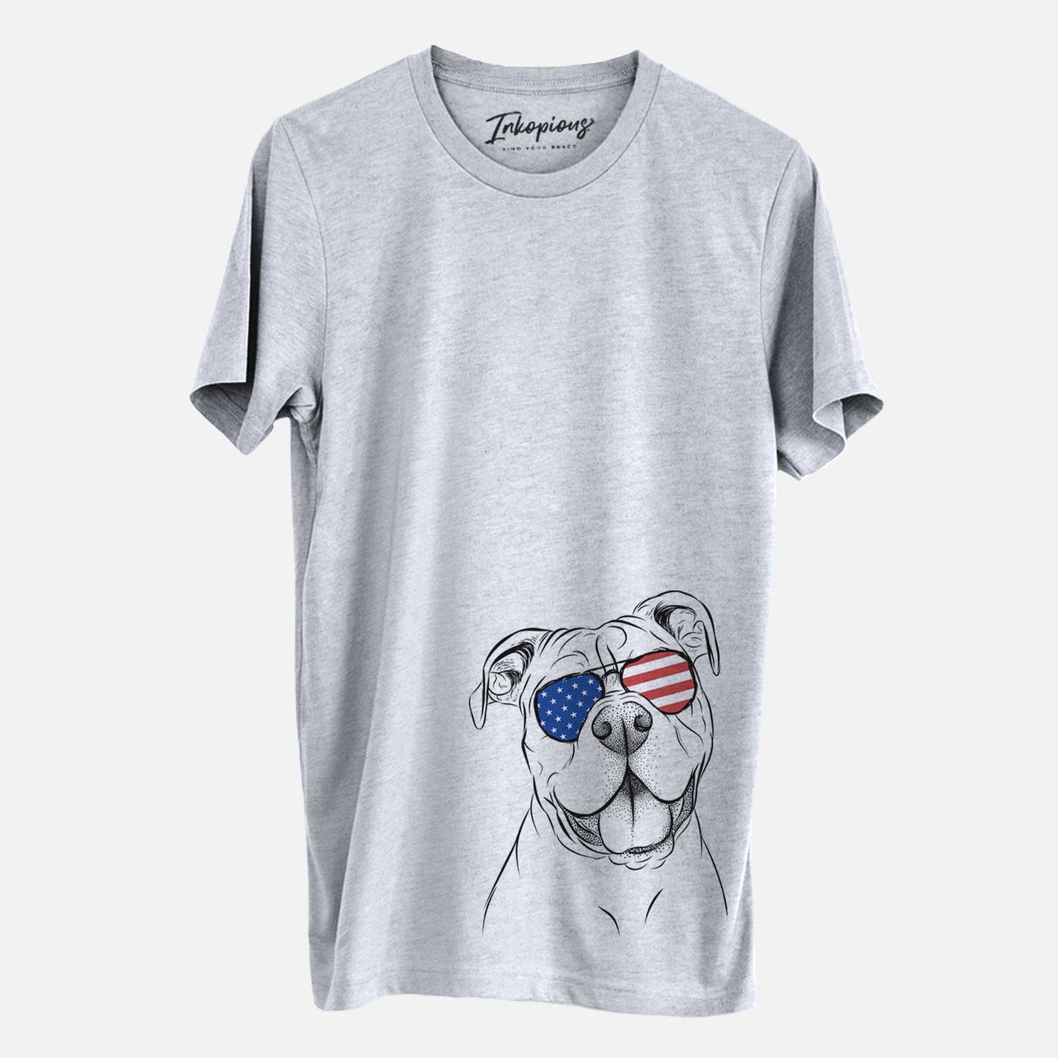 USA Bravo the Bulldog Mix - Unisex Crewneck