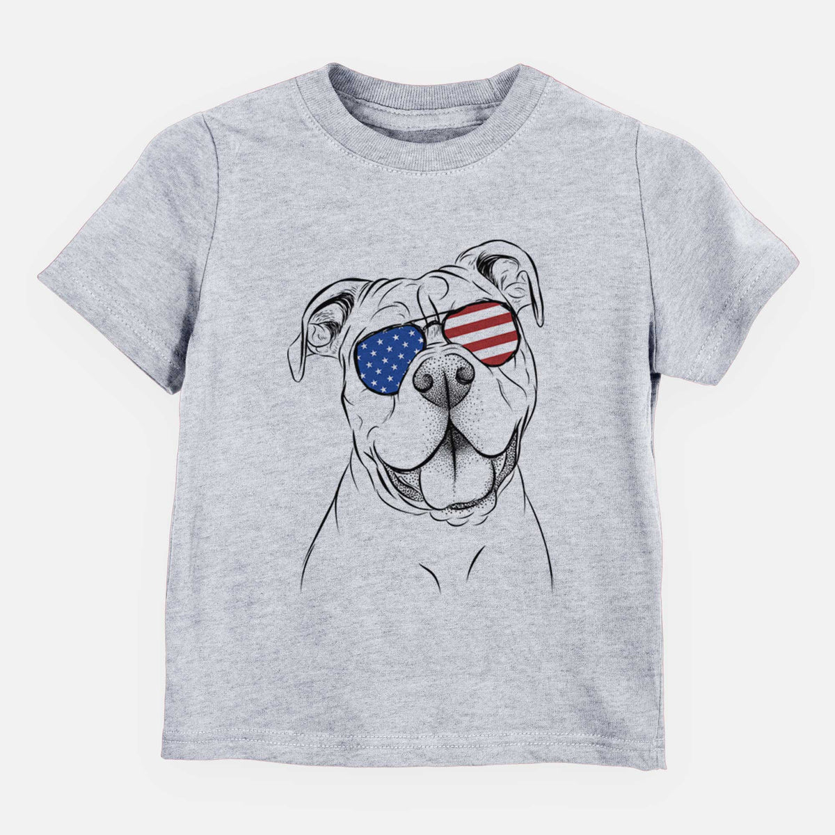 USA Bravo the Bulldog Mix - Kids/Youth/Toddler Shirt