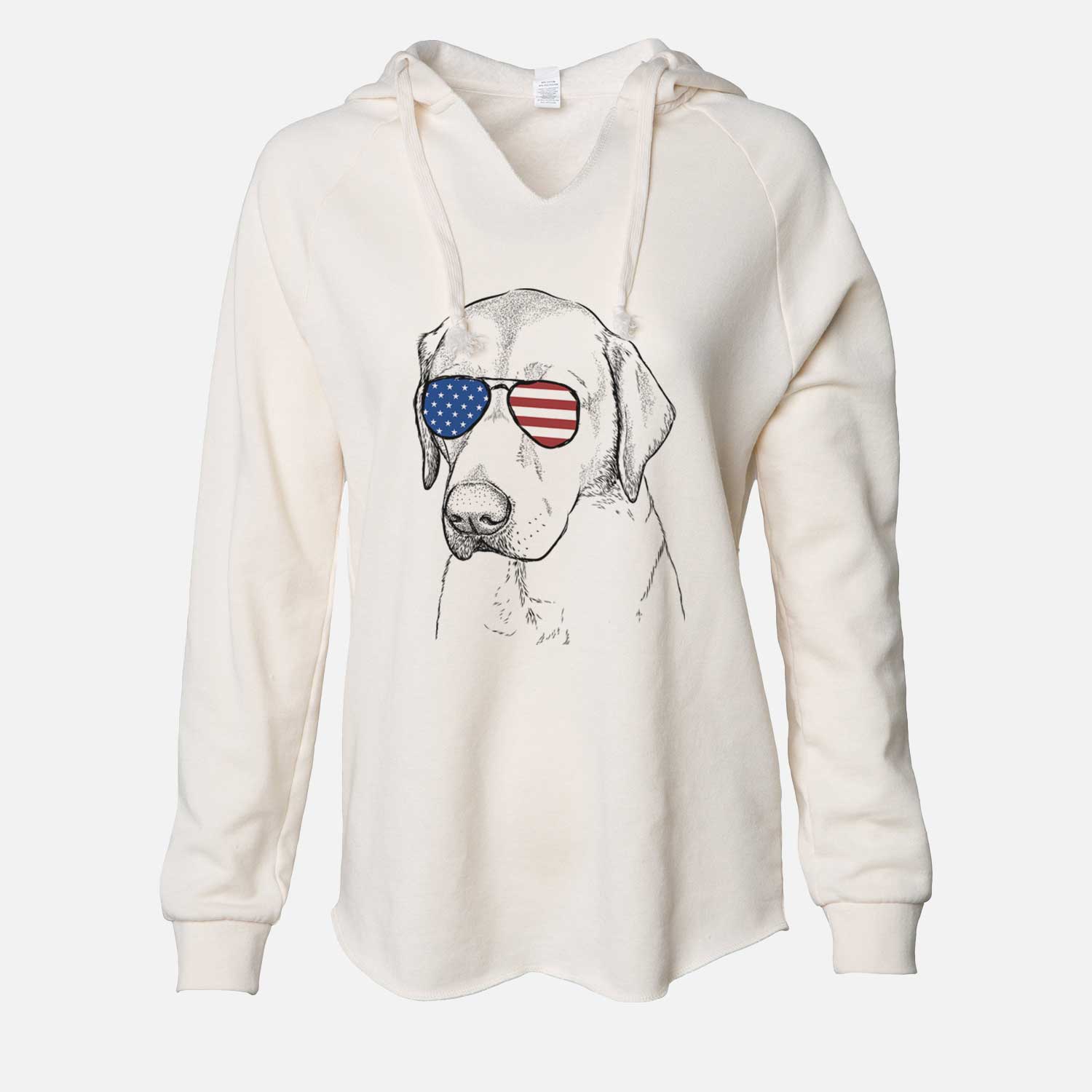 USA Braxton the Yellow Lab - Cali Wave Hooded Sweatshirt