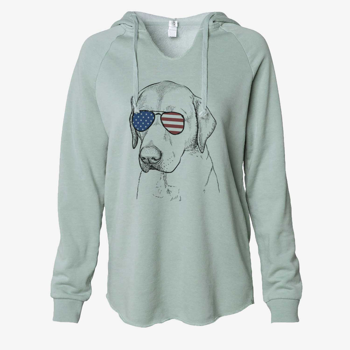 USA Braxton the Yellow Lab - Cali Wave Hooded Sweatshirt