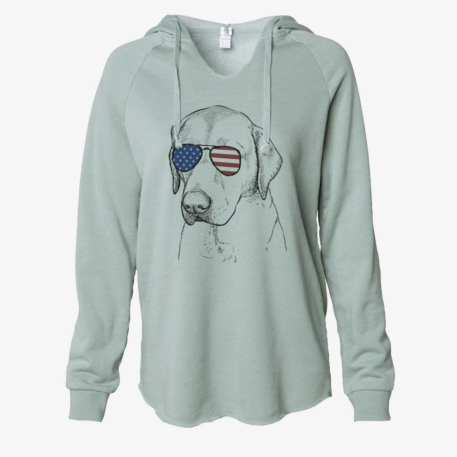 USA Braxton the Yellow Lab - Cali Wave Hooded Sweatshirt