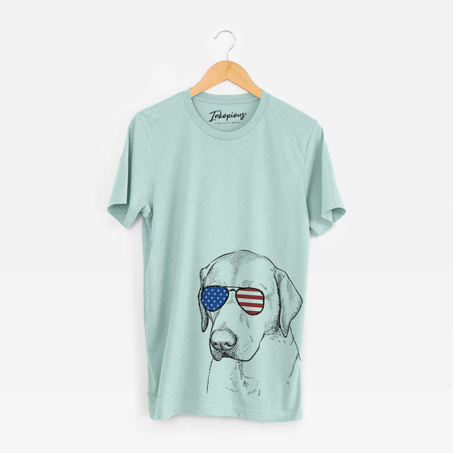 USA Braxton the Yellow Lab - Unisex Crewneck