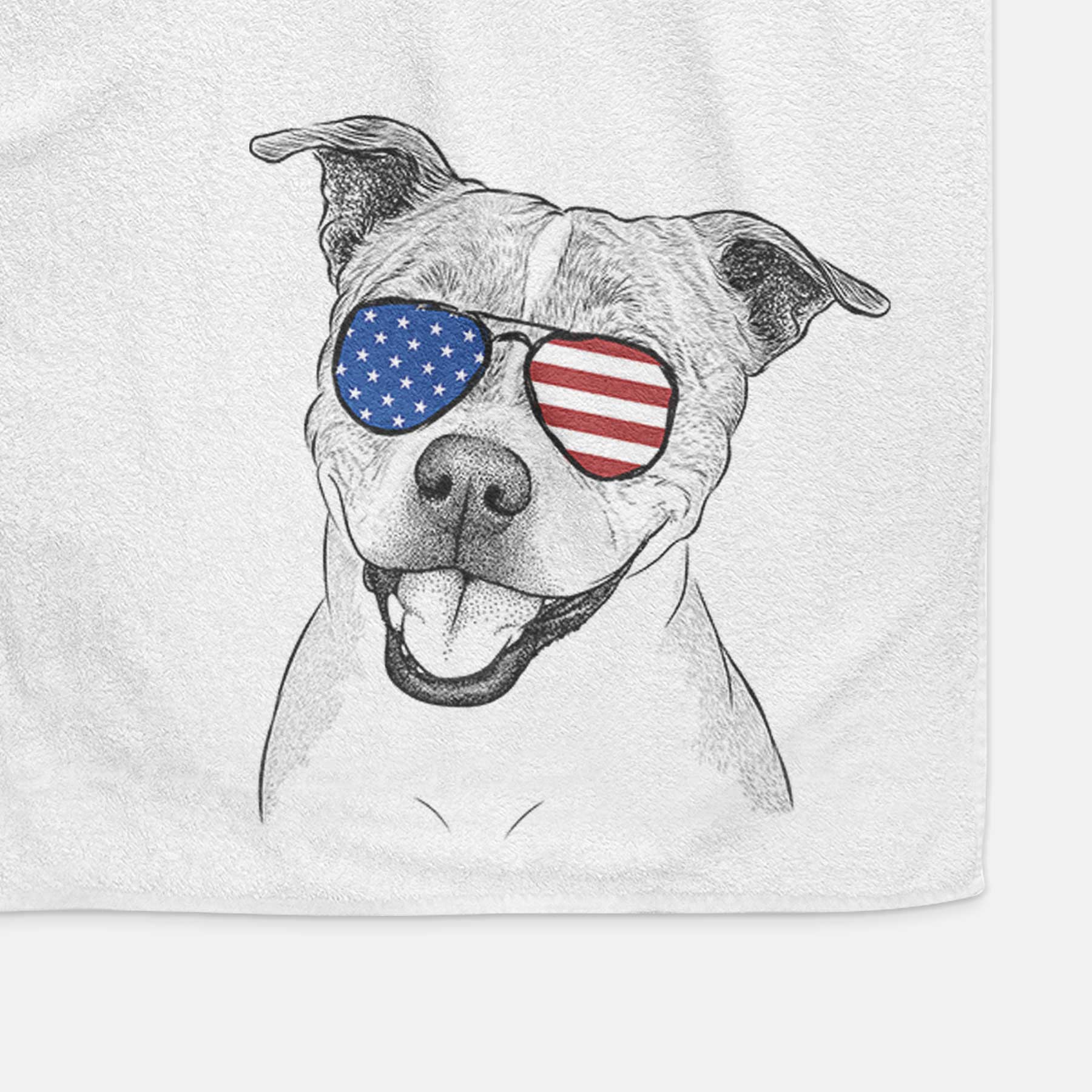 BrookLyn the Staffordshire Bull Terrier Decorative Hand Towel