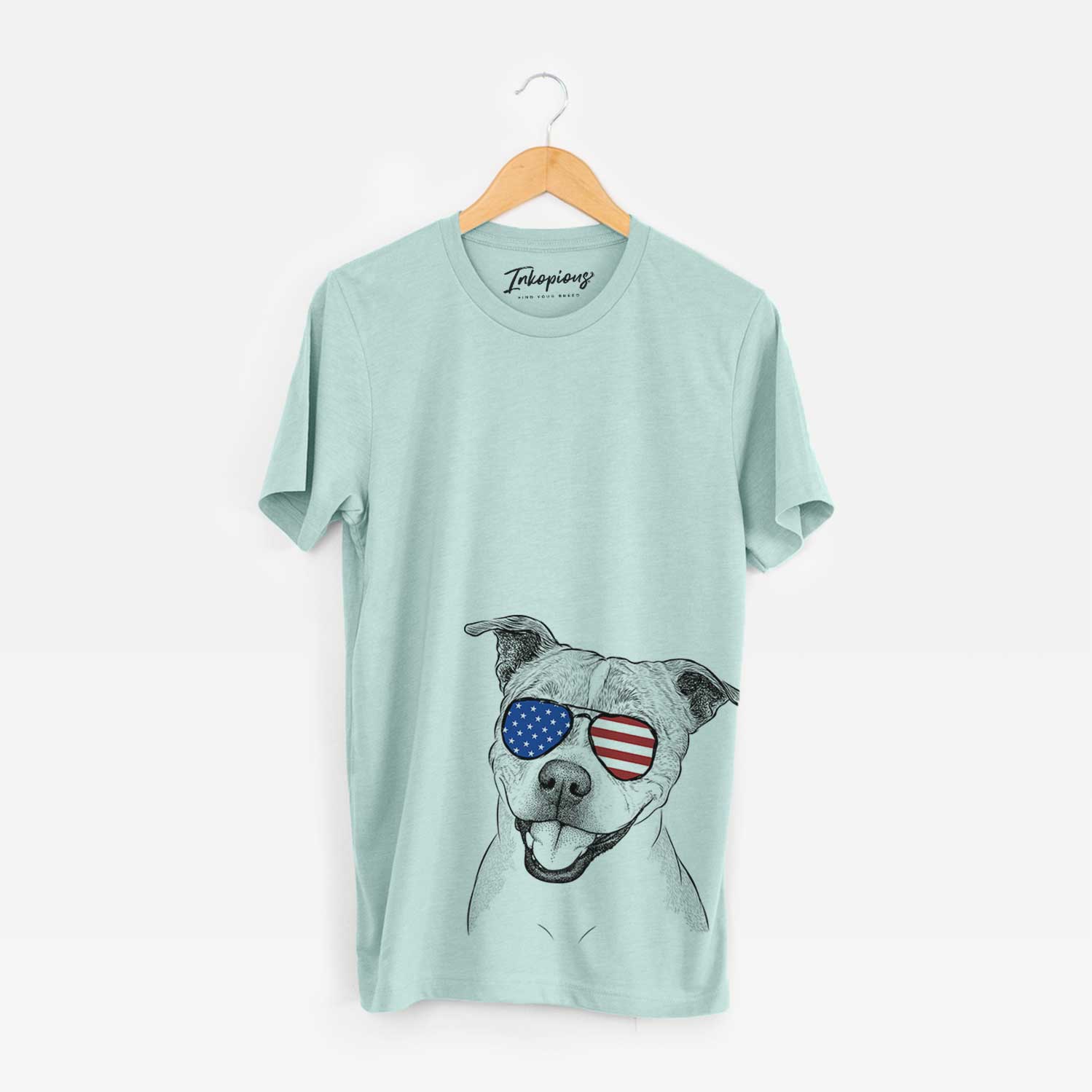 USA BrookLyn the Staffordshire Bull Terrier - Unisex Crewneck