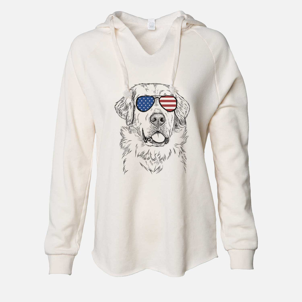 USA Brophy the Great Pyrenees - Cali Wave Hooded Sweatshirt
