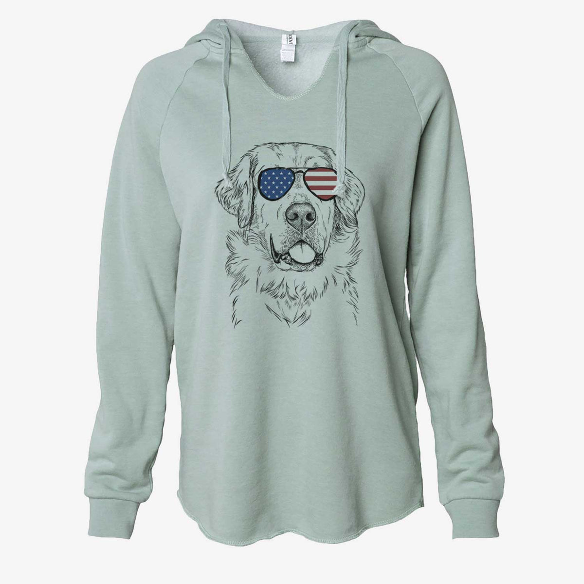 USA Brophy the Great Pyrenees - Cali Wave Hooded Sweatshirt