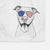 Bruce the American Staffordshire Terrier Decorative Hand Towel