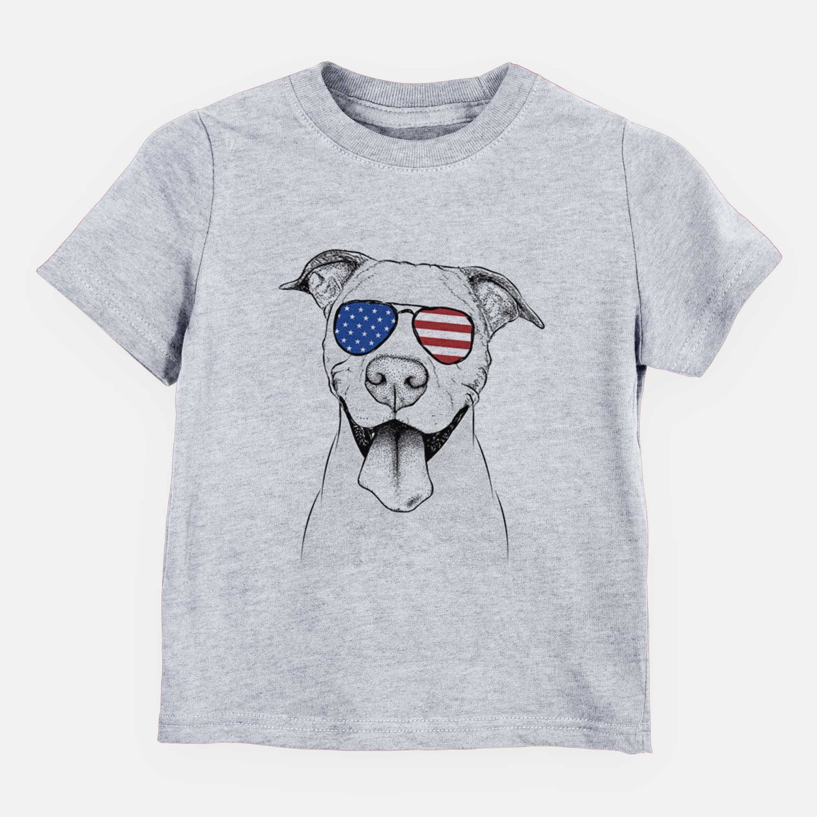 USA Bruce the American Staffordshire Terrier - Kids/Youth/Toddler Shirt