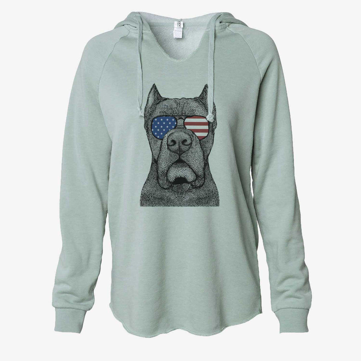 USA Bruno the Cane Corso - Cali Wave Hooded Sweatshirt