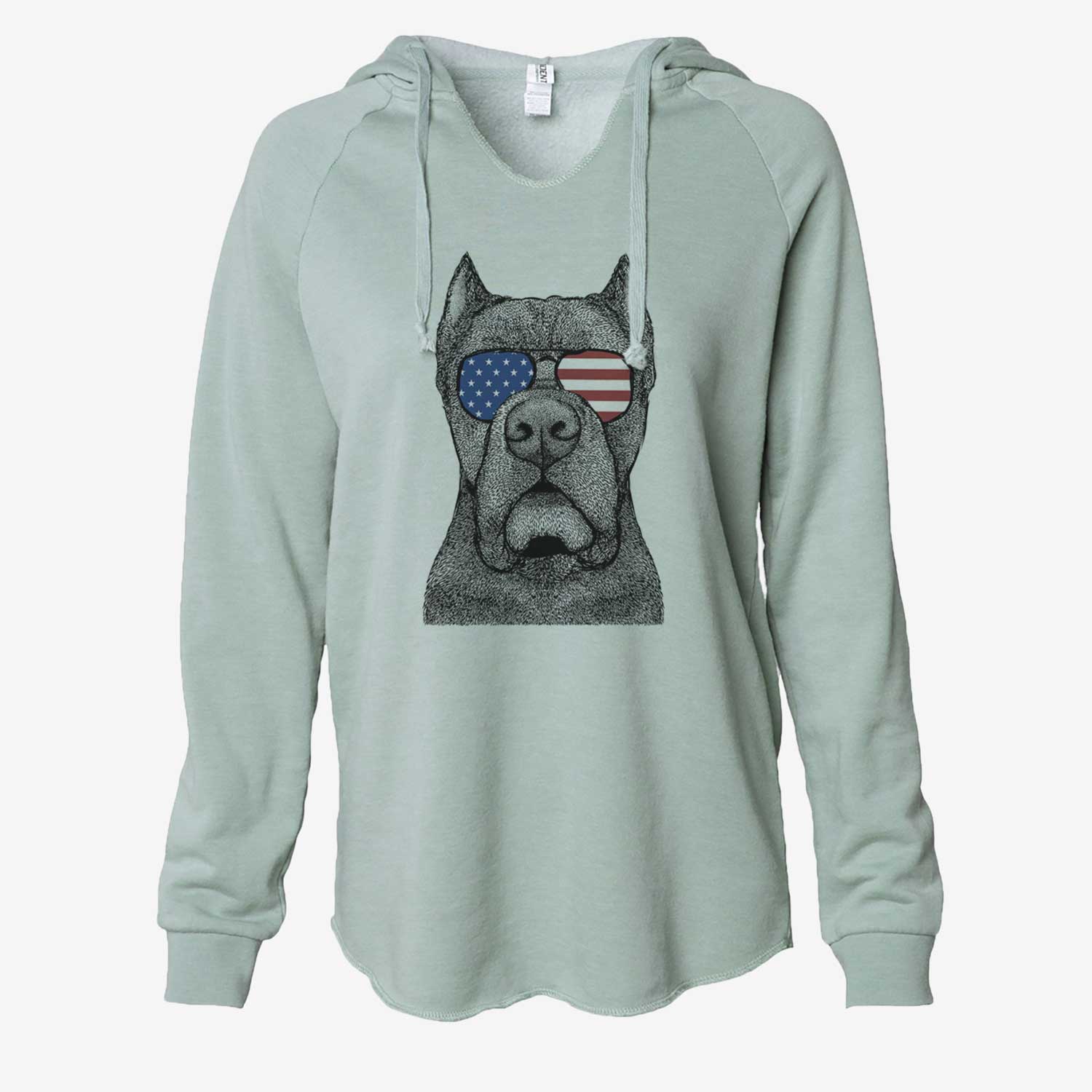 USA Bruno the Cane Corso - Cali Wave Hooded Sweatshirt
