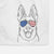 Brutus the German Shepherd Decorative Hand Towel